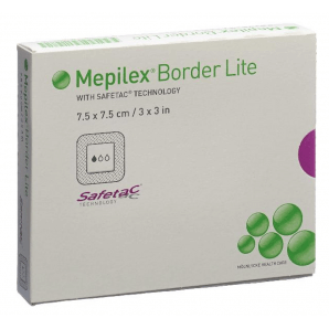 Mepilex Border Lite Schaumverband 7.5x7.5cm (5 Stk)