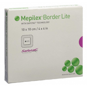 Mepilex Border Lite Schaumverband 10x10cm (5 Stk)