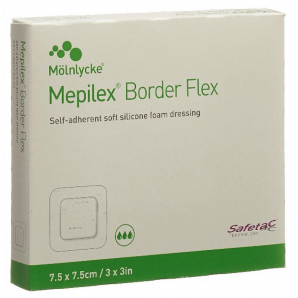 Mepilex Border Flex Foam Dressing 7.5x7.5cm (5 pcs)