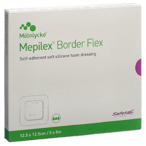 Mepilex Border Flex Foam Dressing 12.5x12.5cm (5 pezzi)