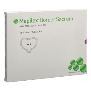 Mepilex Border Sacrum Schaumverband 16x20cm (5 Stk)