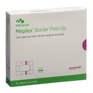 Mepilex Border Post-Op Komplettverband 9x10cm (10 Stk)