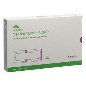 Mepilex Border Post-Op Medicazione completa 10x15cm (10 pezzi)