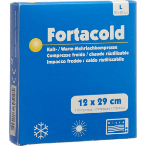 Fortacold Kalt-Warm Mehrfachkompresse 12x29cm (1 Stk)