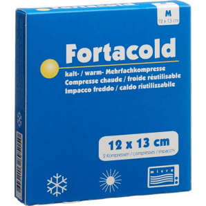 Fortacold Kalt-Warm Mehrfachkompresse 12x13cm (2 Stk)