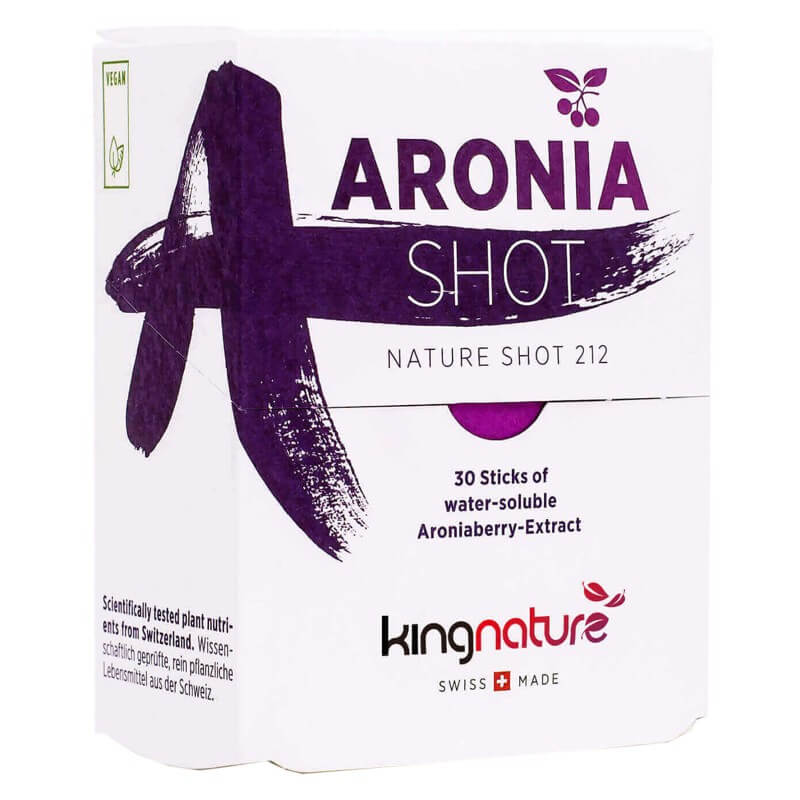kingnature Aronia Shot wasserlöslich Extrakt 1g (30 Stk)