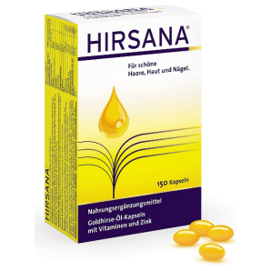 Hirsana capsules d'huile de millet doré (150 pièces)
