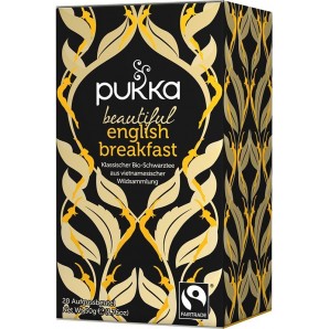 Pukka beautiful english breakfast organic tea (20 bags)