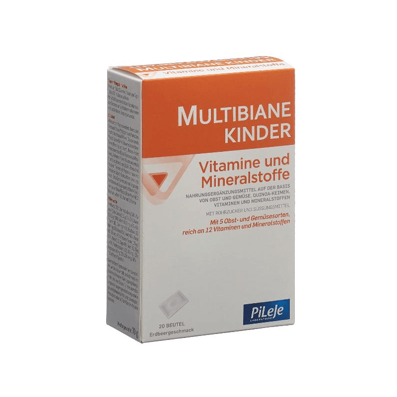 Multibiane Kinder Vitamine und Mineralstoffe (20 Beutel)