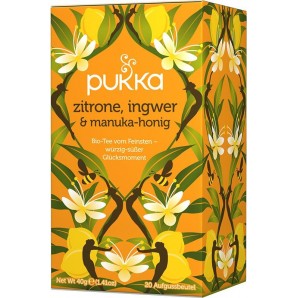 Pukka Lemon, Ginger & Manukahoney tea organic (20 bags)