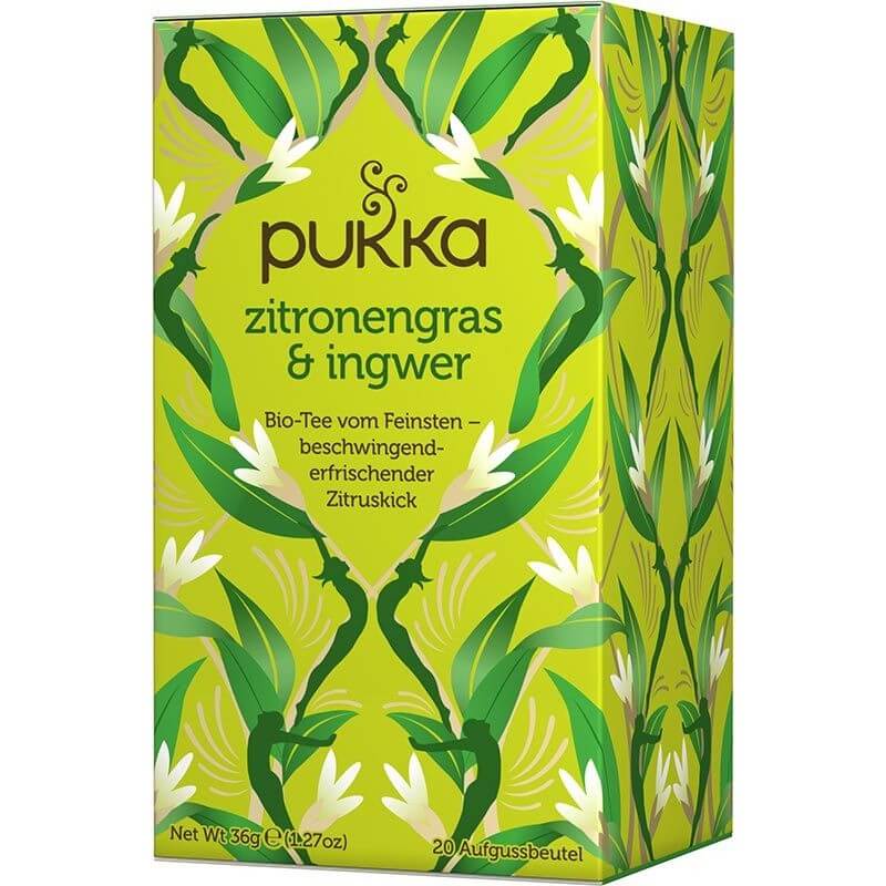 Pukka thé à la citronnelle et au gingembre biologique (20 sachets)