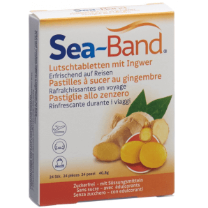 Sea-Band Ingwer Lutschtabletten (24 Stk)