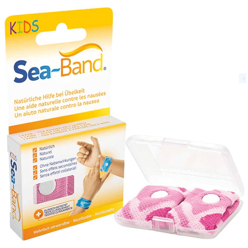 Sea-Band Akupressurband Kinder pink (1 Paar)
