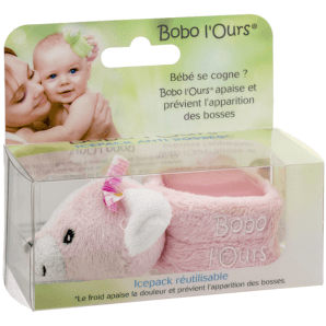 ALPHANOVA bébé Bobo rosa + Eiswürfel (1 Stk)