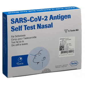 ROCHE SARS-CoV-2 Antigen Self Test Nasal (5 Stk)