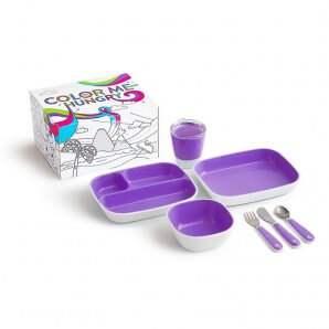 Munchkin Color Me Hungry Dining Set (7 pieces)