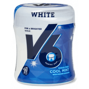 V6 White Kaugummi Cool Mint Ds (60 Stk)