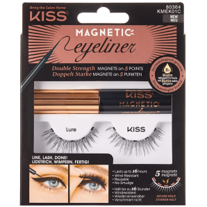 Kiss Magnetic Eyeliner & Lash Kit Lure (1 Stk)