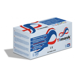 TIMASK Einweg-Mundschutz Rot (50 Stk)