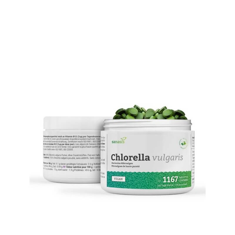 sanasis Chlorella Vulgaris Tabletten vegan (350g)