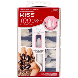 Kiss Plain nails full cover tips Stiletto (1 Stk)