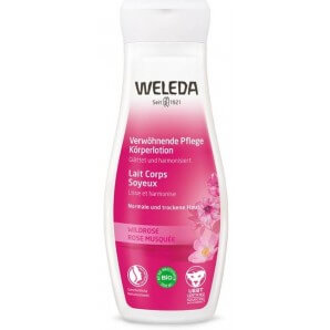 Weleda lotion pour le corps cocooning rose sauvage (200ml)