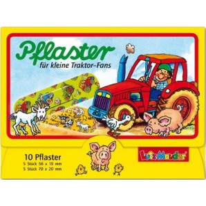 Lutz Mauder Eventails tracteurs en plâtre pour enfants (10 pcs)