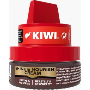 KIWI Wax Rich Shine & Nourish Cream dark brown (50ml)