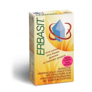 Erbasit Comprimés de sel minéral sans lactose (90 pcs)