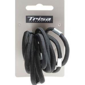 Trisa Elastic thick black (10 pieces)