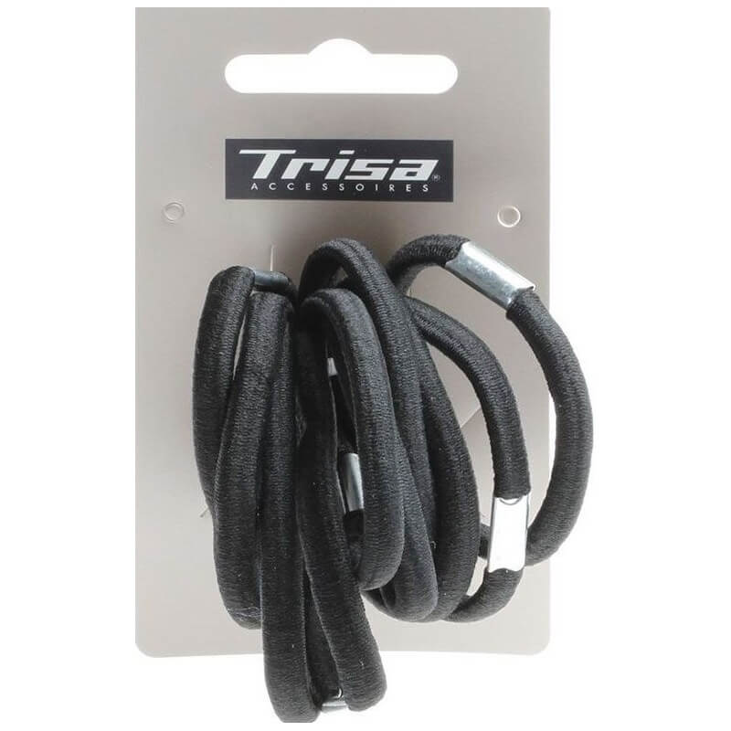 Trisa Elastic thick black (10 pieces)