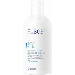 Eubos Savon liquide non parfumé bleu (200ml)