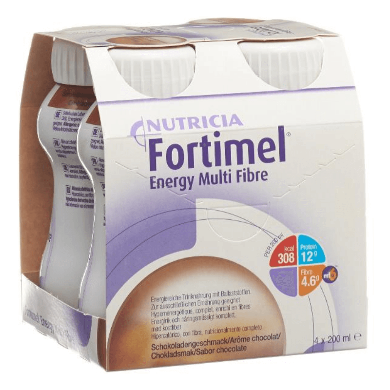 Fortimel Energy Multi Fibres Chocolat (4x200ml)
