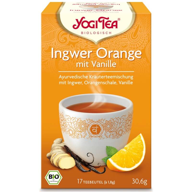 Yogi Tea - Ingwer Orange mit Vanille (17x1.8g)