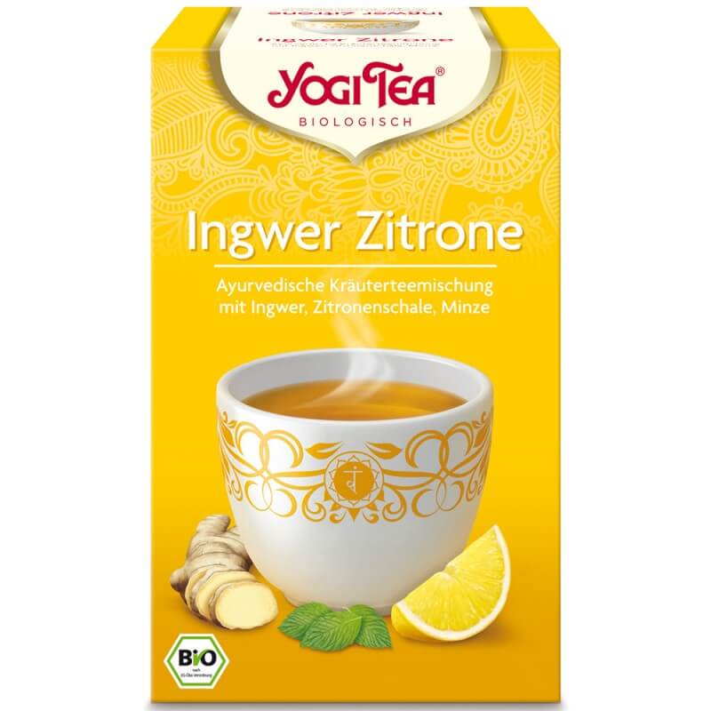 YOGI TEA gingembre citron (17 sachets)
