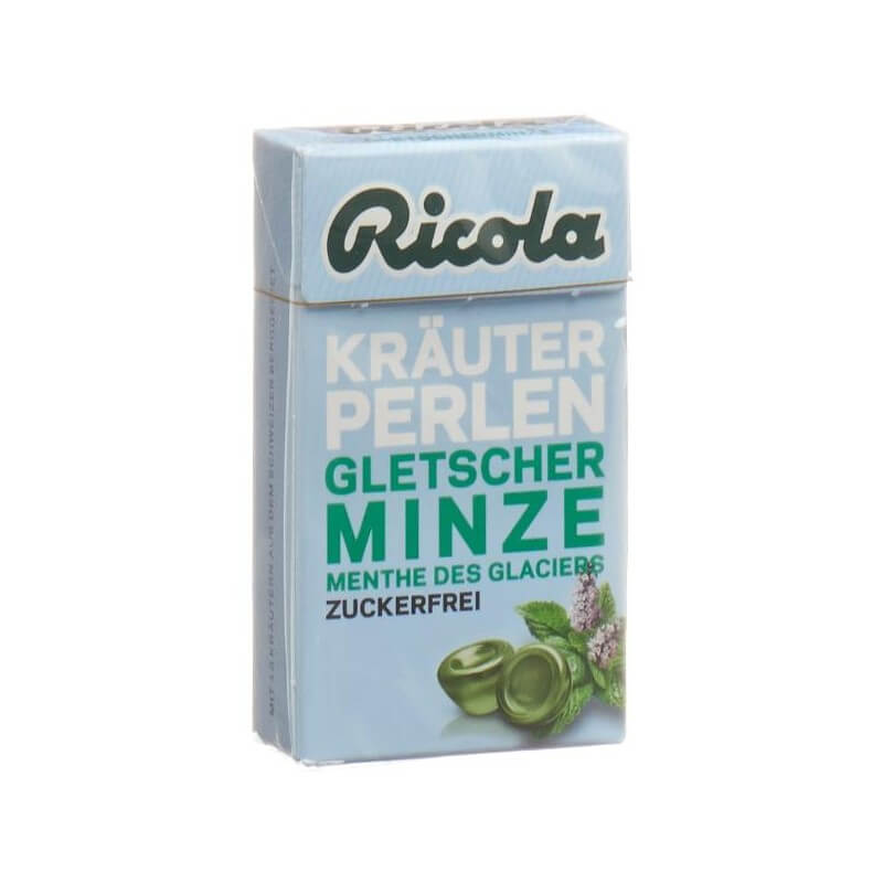 Ricola Herbal Pearls Glacier Mint Without Sugar (25g)