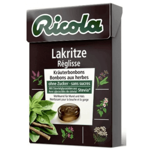 Ricola licorice sweets without sugar with stevia (50g)