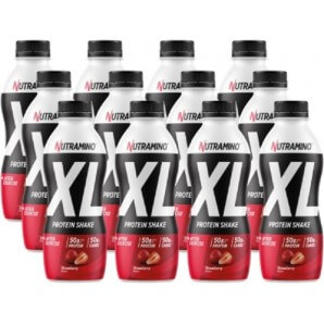 NUTRAMINO Protein XL Recovery Shake Strawberry (12x500ml)
