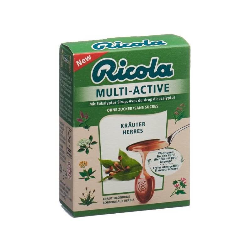 Ricola Multi-Active Herbs sans sucre (44g)