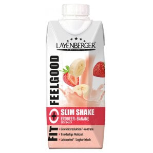 Layenberger Fit+Feelgood Slim Shake fixfertig Erdbeer Banane (330ml)