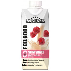 Layenberger Fit+Feelgood Slim Shake pronto da mangiare al lampone vaniglia (330ml)