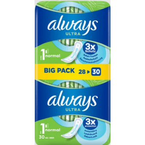 Always Ultra Normal Damenbinden Big Pack (30 Stk)