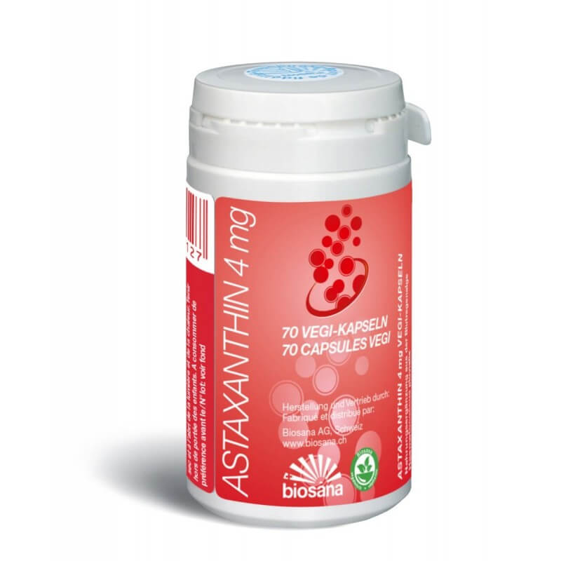 Biosana Astaxanthin Kapseln 4 mg (70 Stk)
