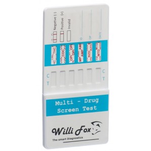 Willi Fox Multi-6 Drogentest Urin (10 Stk)