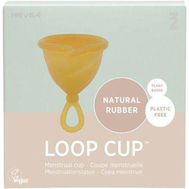 HEVEA Loop Cup Menstruationstasse Grösse 2 100% Kautsch (1 Stk)