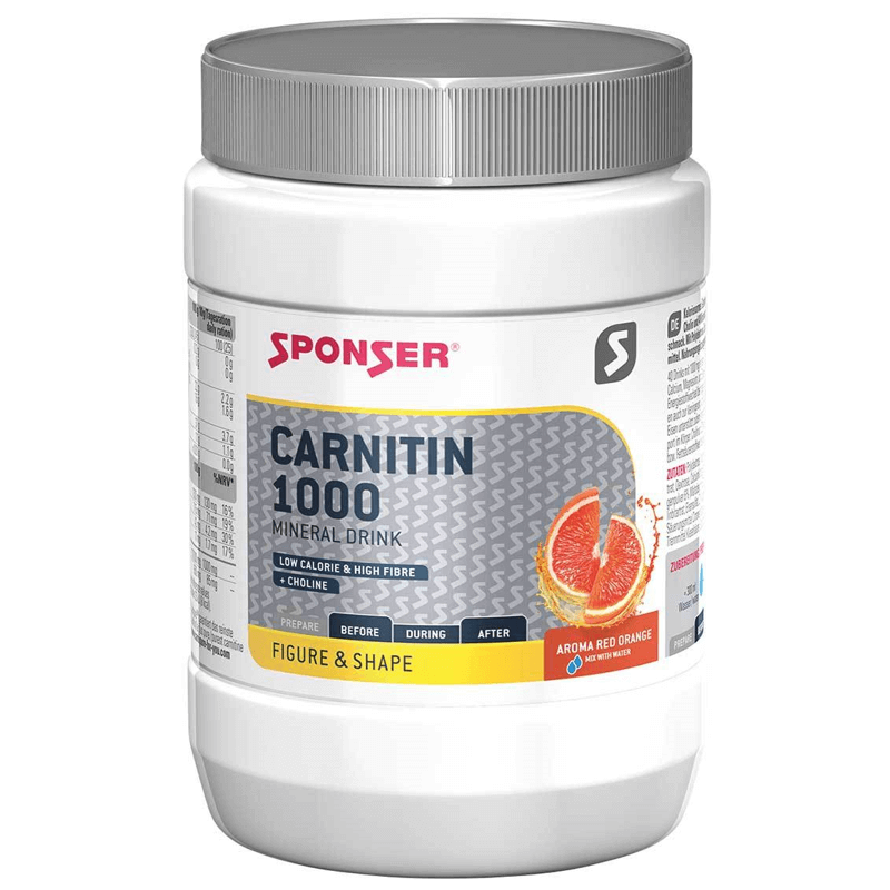 Sponser Carnitin 1000 Mineraldrink Red Orange (400g)
