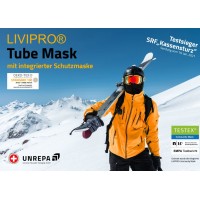 LIVIPRO Tube Mask schwarz (Grösse XL)