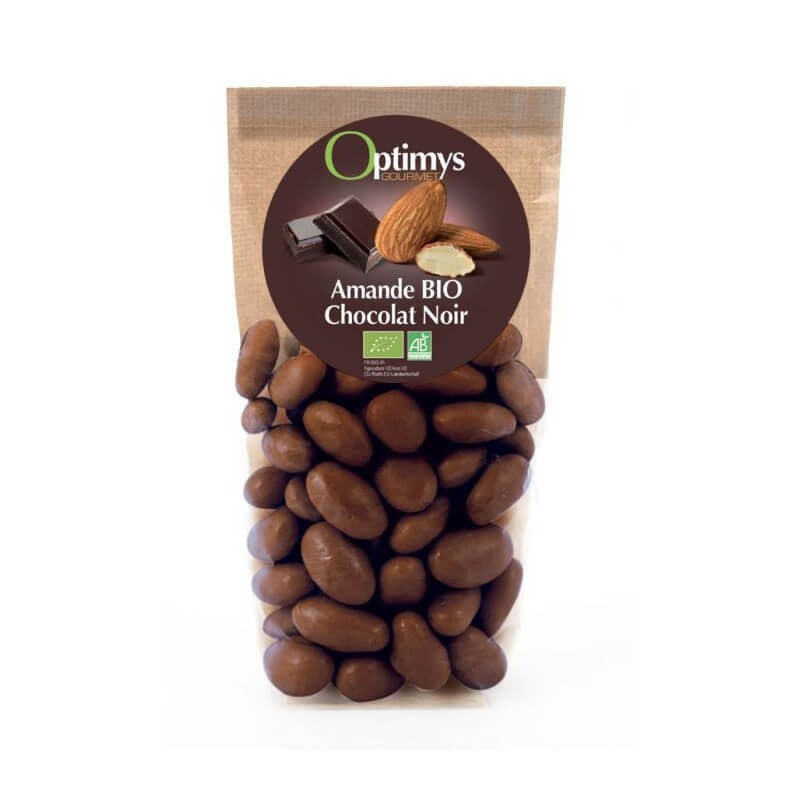 OPTIMYS Genuss Mandeln dunkle Schokolade Bio (150g)