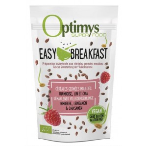 OPTIMYS Easy Breakfast Himbeer Leinsamen Chia Bio (350g)