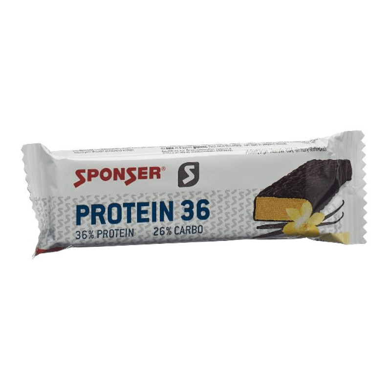 Sponser Protein 36 Bar Vanille mit Schokoüberzug (50g)